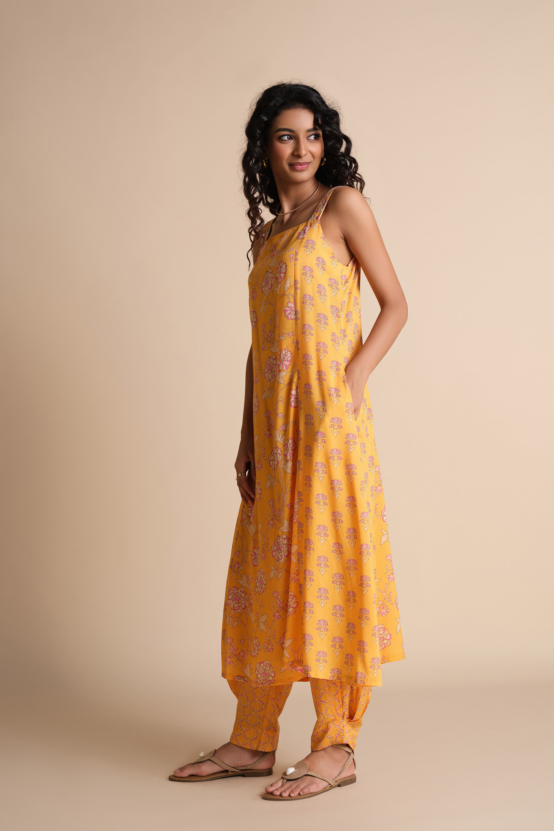 Summer Noor Kurta, Mustard, image 10